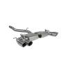 Non-res cat/gpf back system (valved) Scorpion for Volkswagen Golf R MK8 (GPF)