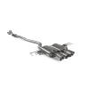 Part-resonated cat-back system Scorpion for Honda Civic Type R FK8 R/H Drive