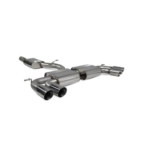 Resonated cat/gpf back system Scorpion for Volkswagen Golf R MK8 (GPF)