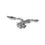 Resonated cat/gpf back system Scorpion for Audi S3 8Y Sportback
