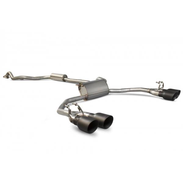Resonated cat-back system Scorpion for Honda Civic Type R FK2 (LHD)
