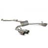 Resonated cat-back system Scorpion for Honda Civic Type R FK2 (LHD)