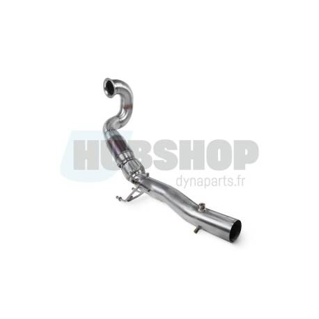 Downpipe with a high flow sports catalyst Scorpion Polo AW GTI