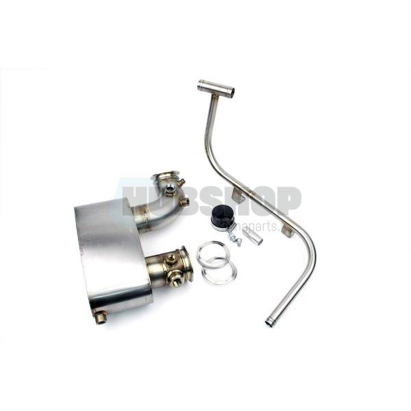 Downpipe DPF et suppresseur du tube de recirculation des gaz d'échappement basse pression Darkside Developments