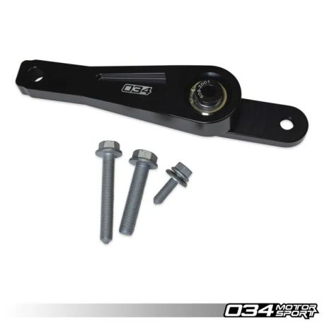 Machined aluminum engine mount by 034Motorsport, Audi TTRS 8J 6-speed manual transmission