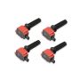 Bobine d'allumage, rouge, Ford Ecoboost 2.0L/2.3L, Pack de 4