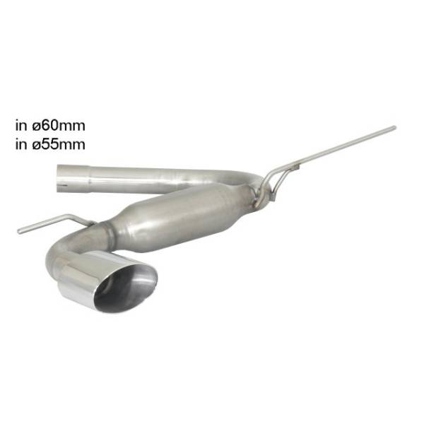 Rear silencer Ragazzon for SEAT Leon III (5F) (09/2012 - Today) 50.0441.12