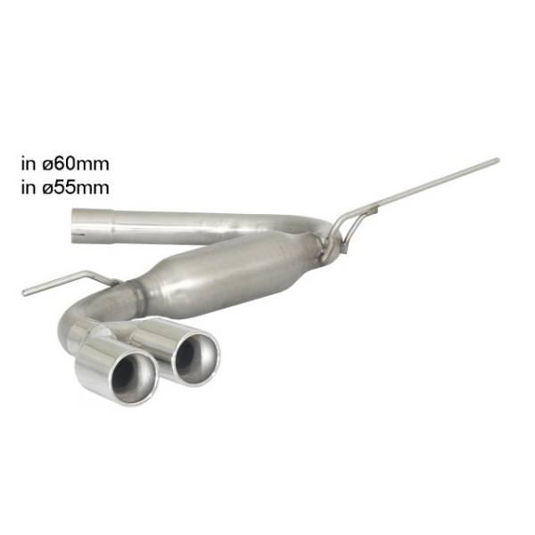 Rear silencer Ragazzon for SEAT Leon III (5F) (09/2012 - Today) 50.0441.26