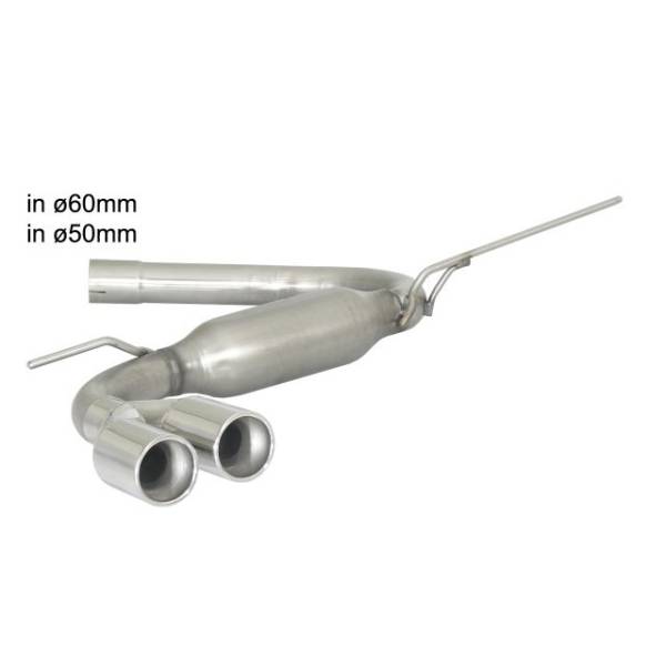 Rear silencer Ragazzon for SEAT Leon III (5F) (09/2012 - Today) 50.0505.26