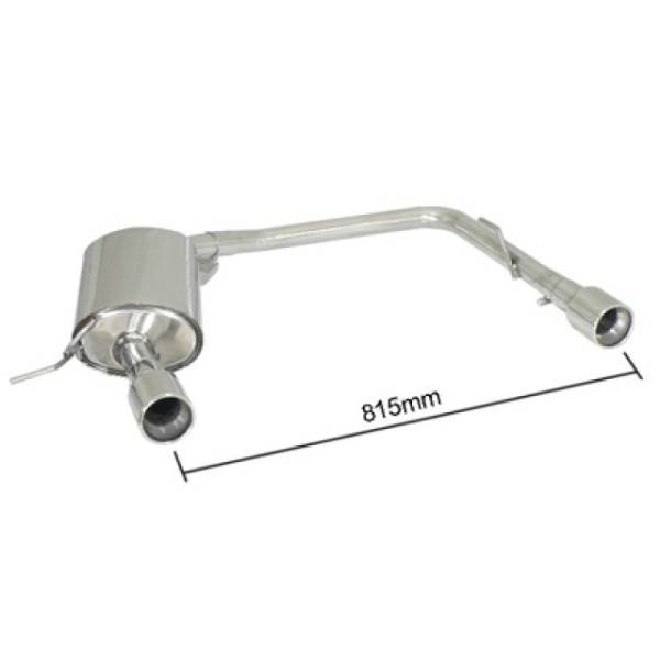 Rear silencer Ragazzon for BMW 3 Series (E90) Berlin (03/2005 - 09/2008) 50.0270.05