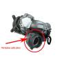 Turbo outlet oem fitting for EA113 VAG engine with K03 turbo