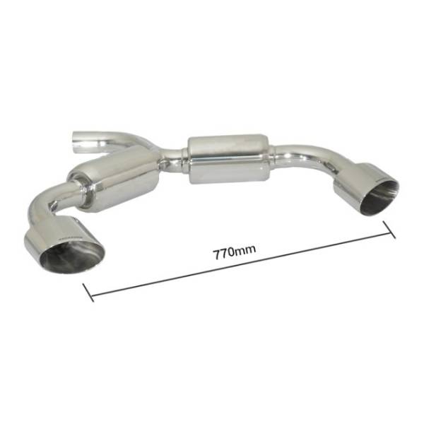 Rear silencer Ragazzon for VOLKSWAGEN Golf VI (10/2008 - 11/2012) 50.0350.12