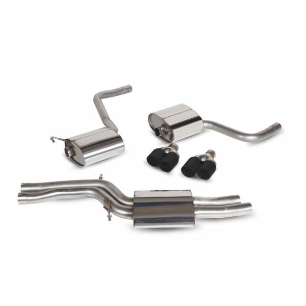 Rear silencer Scorpion AUDI S4 3,0 TFSI V6 Quattro and B8