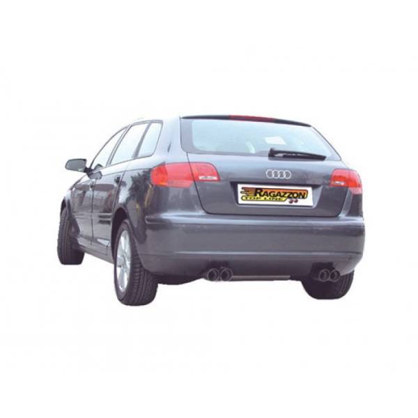 Silencieux arrière Ragazzon pour AUDI A3 (8P) Sportback (09/2004 - 03/2013) 50.0155.12