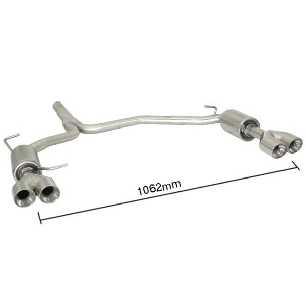 Silencieux arrière Ragazzon pour AUDI A5 Quattro Sportback (06/2007 - Aujourd'hui) 50.0366.57