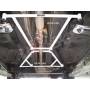 Rear lower bar UR VW Golf 2/3