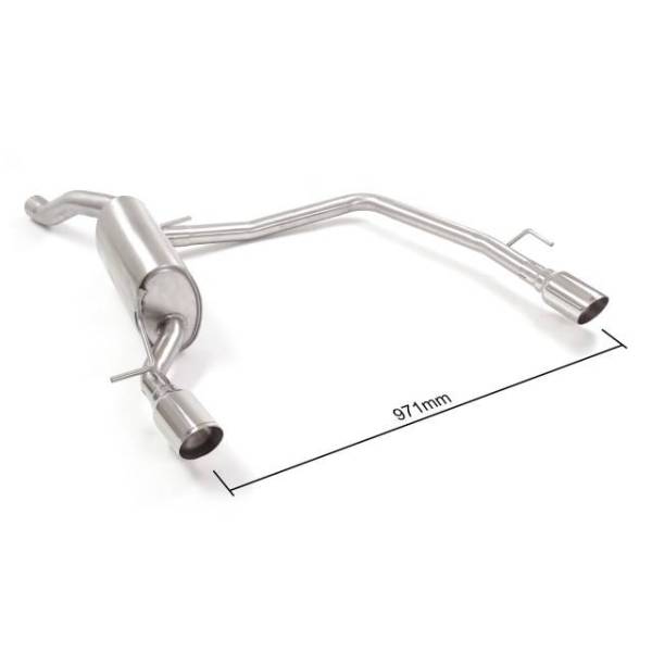 Rear silencer Ragazzon for SEAT Ibiza VII (6F) (01/2017 - Today) 50.0880.60