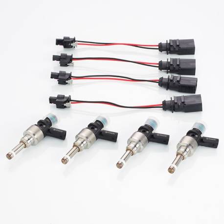 High flow Injectors pack + wiring TTRS/RS3 for EA113 K04