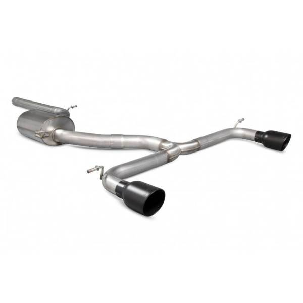 Catback non resonated silencer Golf MK7,5 GTi TCR with DPF