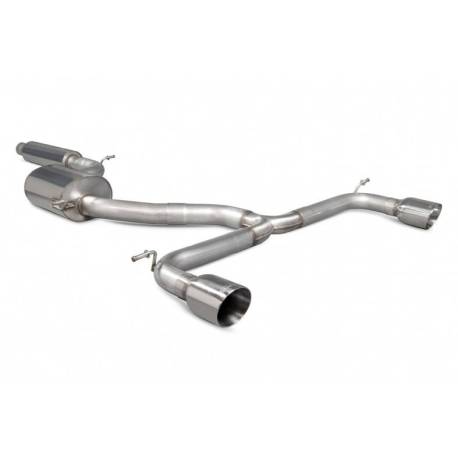Catback resonated silencer Golf MK7,5 GTi TCR with DPF