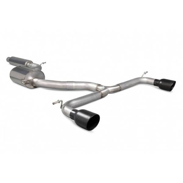 Catback resonated silencer Golf MK7,5 GTi TCR with DPF