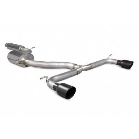 Catback resonated silencer Golf MK7,5 GTi TCR with DPF