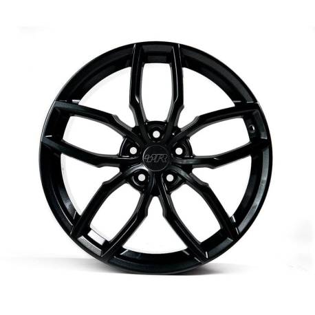 Pack of 4 rims Racingline model R360 Black ET44 19" VWR600360BLK