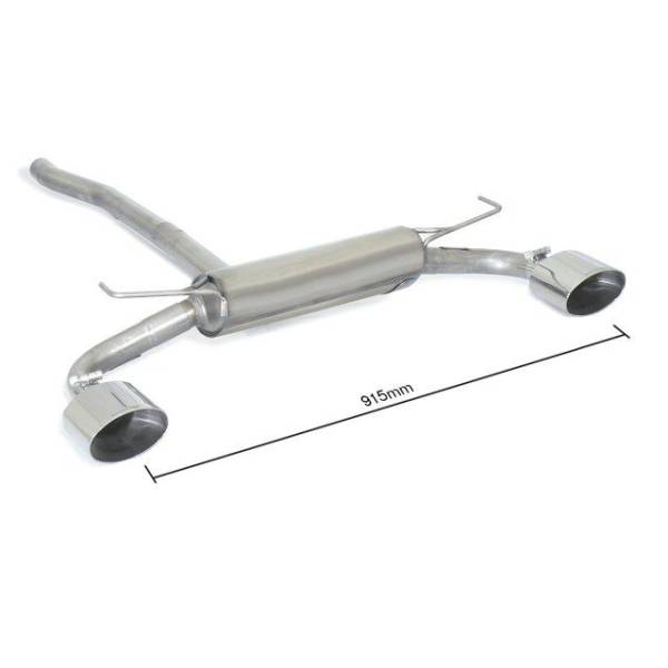 Rear silencer Ragazzon for Jeep Renegade