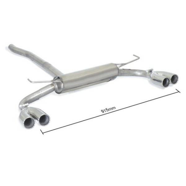 Rear silencer Ragazzon for Jeep Renegade