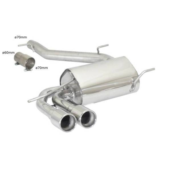 Rear silencer Ragazzon for AUDI S3 (8P) (10/2006 - 08/2012) 50.0916.26