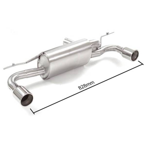 Rear silencer Ragazzon for BMW Series 1 (F20/F21) (07/2011 - Today) 50.0847.05