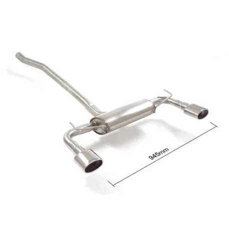 Rear silencer Ragazzon for FIAT 500X (11/2014 - Today) 50.0822.10