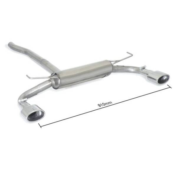 Rear silencer Ragazzon for FIAT 500X (11/2014 - Today) 50.0741.10