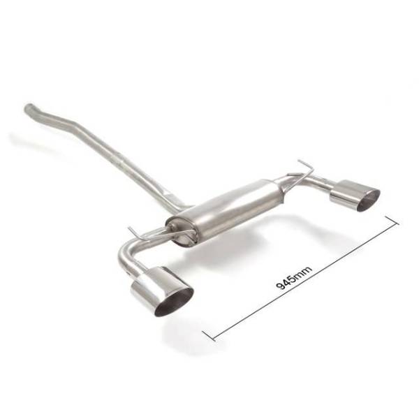 Rear silencer Ragazzon for FIAT 500X (11/2014 - Today) 50.0822.12