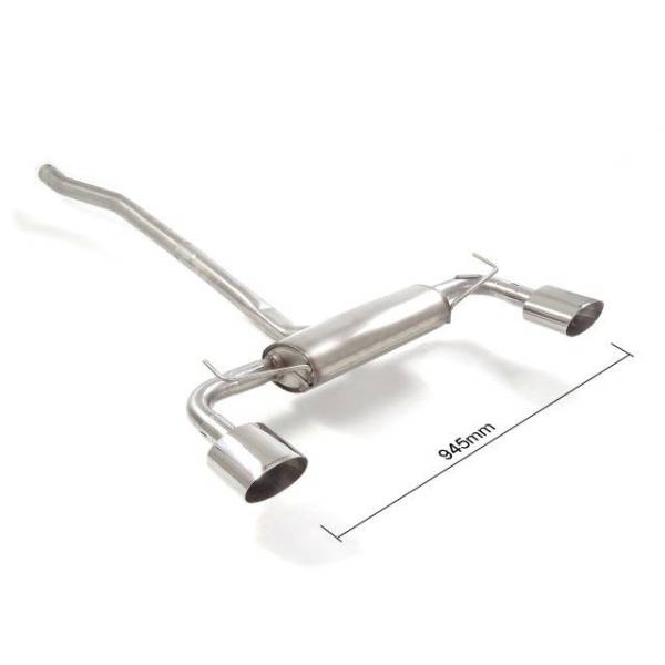 Rear silencer Ragazzon for FIAT 500X (11/2014 - Today) 50.0552.12