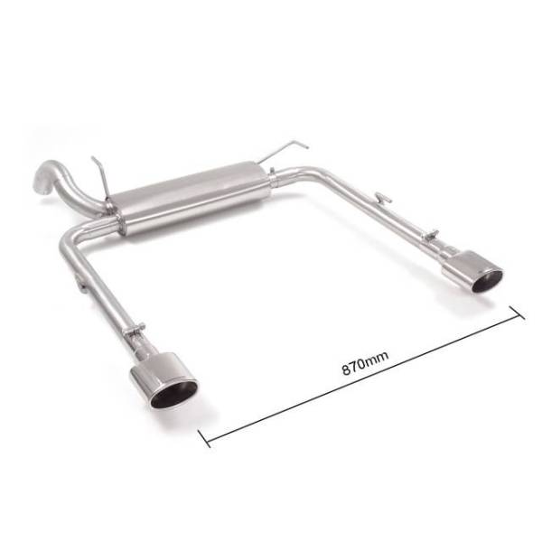 Rear silencer Ragazzon for FIAT Tipo (356) (05/2016 - Today) 50.0781.10