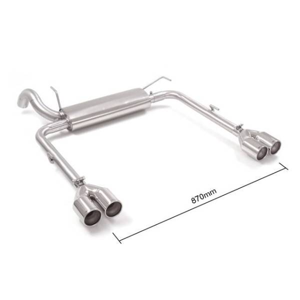 Rear silencer Ragazzon for FIAT Tipo (356) (05/2016 - Today) 50.0781.26