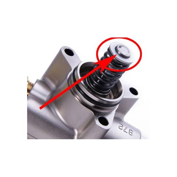 HPFP pump piston spring locking ring