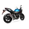 Silencieux Serket "Parallel" Scorpion Suzuki SV650 (2016-Current) / SV650 X 2016 - 2021