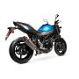 Silencieux Serket "Parallel" Scorpion Suzuki SV650 (2016-Current) / SV650 X 2016 - 2021