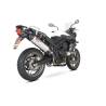 Silencieux Serket "Parallel" Scorpion Triumph Tiger 800 2011 - 2016