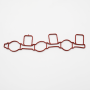 Intake manifold gasket, Dynaparts, compatible with VAG 059129717J