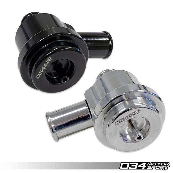 Dump valve 034 motorsport couleur Alu pour moteurs 1.8T, 2.7T ou 2.2T VAG