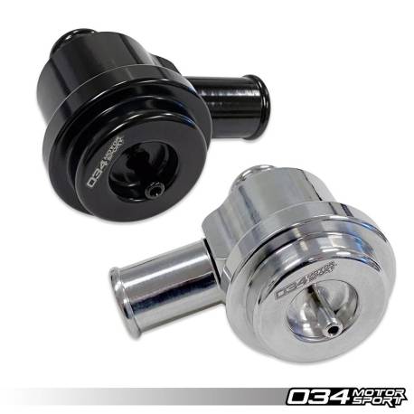 Dump valve 034 motorsport couleur Alu pour moteurs 1.8T, 2.7T ou 2.2T VAG