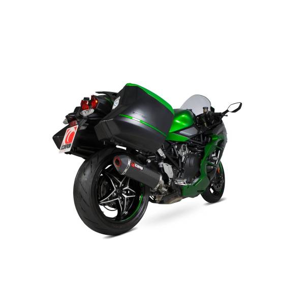 Silencieux Serket "Parallel" Scorpion Kawasaki Ninja H2-SX / H2-SX SE 2018 - 2020