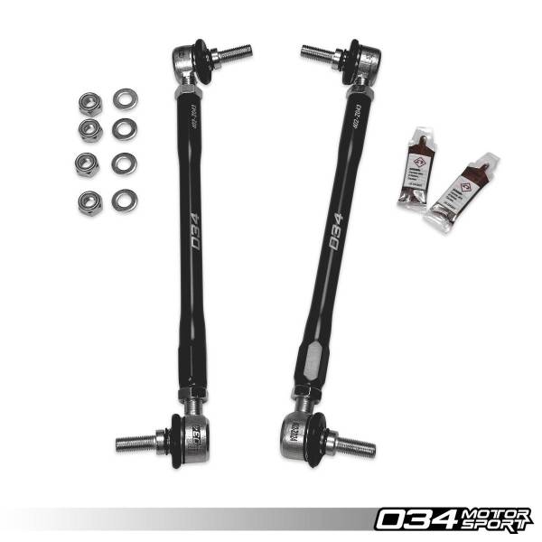 Dynamic+ Billet Adjustable Front Sway Bar End Links, E8X & E9X BMW (Non-M)