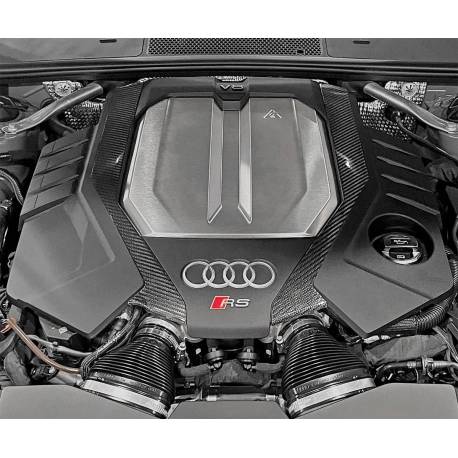 Carbon Fiber Engine Cover for Audi C8 RS6/RS7 - 034Motorspor