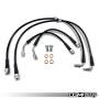 Kit flexibles de frein tressées en acier inoxydable, 8S/8V.5 Audi TT RS & RS3