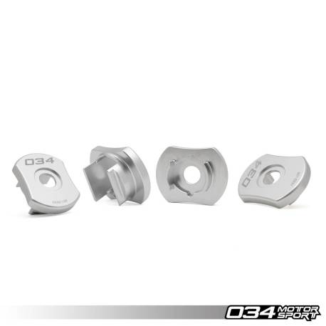 Kit d'Inserts de Support de Sous-châssis Arrière en Aluminium 034Motorsport