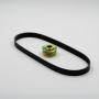 Puleggia ridotta Dynaparts e cinghia Gates per Mini R50/52/53